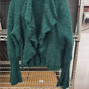 bebe Green Textured Cardigan